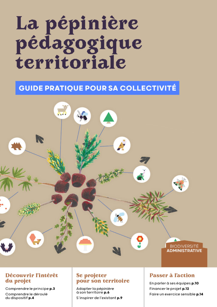 Couverture du guide "La pépinière pédagogique territoriale"