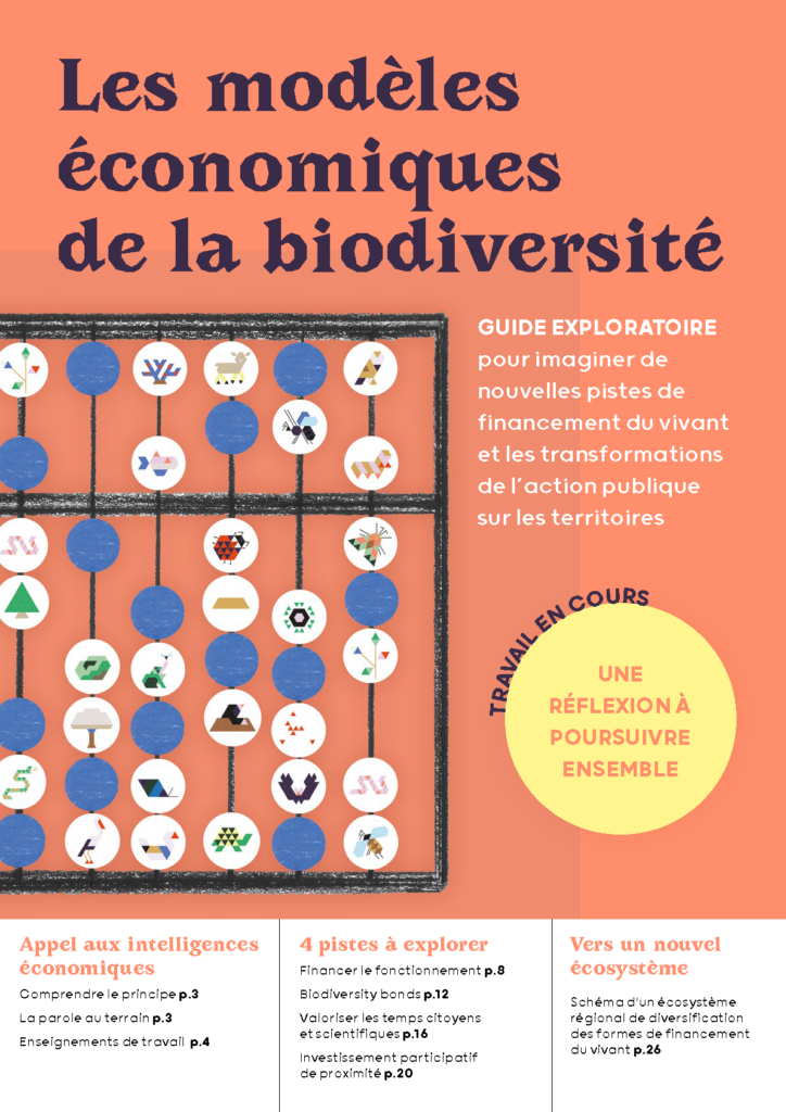 Couverture du livret Les modèles économiques de la biodiversité